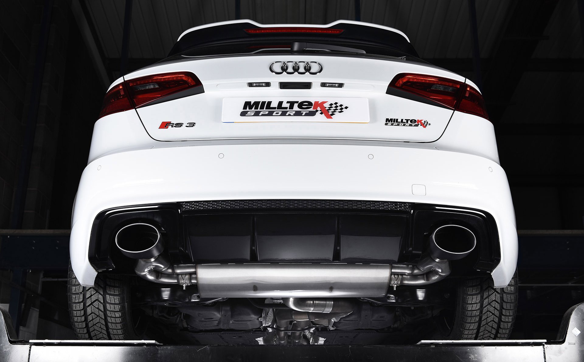 Échappement sport Milltek sur Audi RS3 Sportback