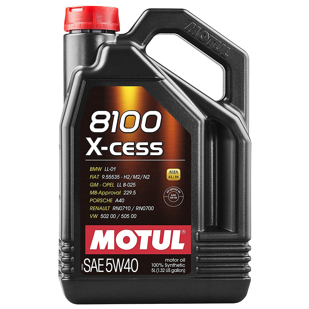 Huile Motul 5W40 8100 Xcess 5W40 - 5L | UltraPerformance