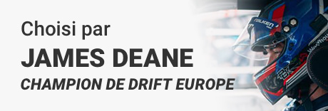 Choisi par James Deane, champion de drift Europe