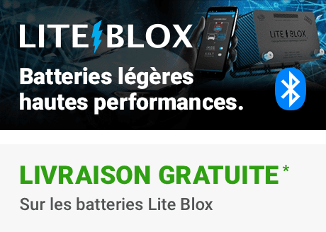 Lite Blox batteries légères hautes performances connectées en livraison gratuite*