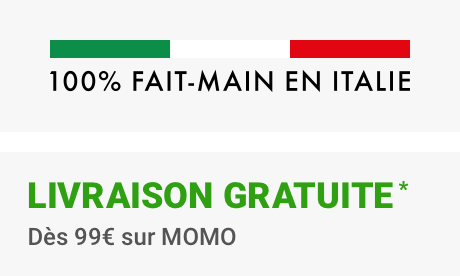 100% fait-main en Italie