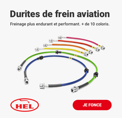 + de 10 coloris pour les durites de frein aviation HEL Performance