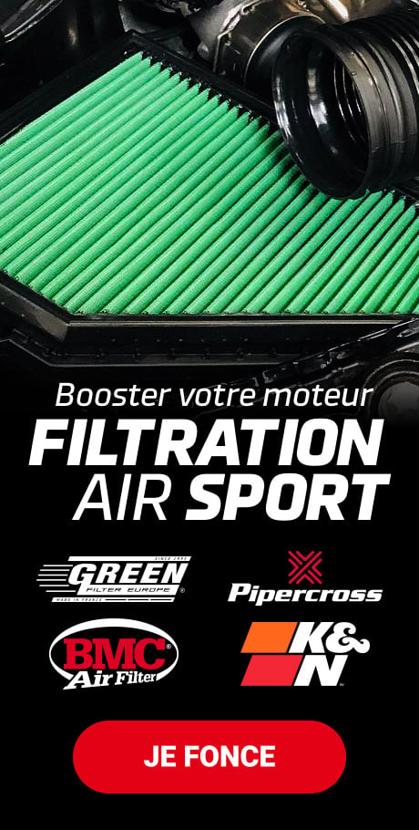 Filtration air sport Green Pipercross K&N BMC