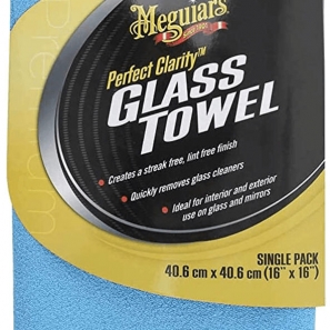 Serviette microfibre vitres Clarté Parfaite Meguiar's