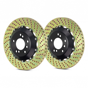 Disques de frein Racing 2 parties flottants percés Brembo Lamborghini
