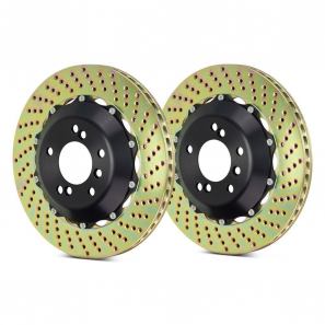 Disques de frein Racing 2 parties flottants percés Brembo