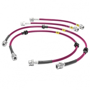 Durites de freins aviation Violet transparent HEL Performance Renault R21