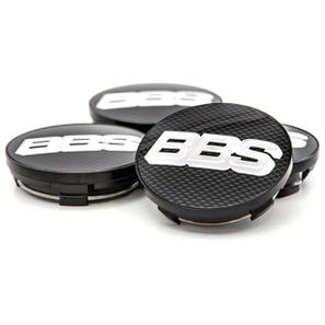 Cache central BBS diam. 70,6mm Argent/Carbone