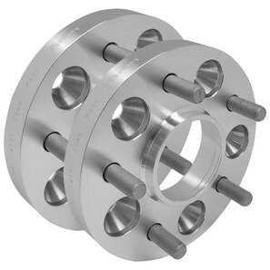 Cales SCC double boulonnage 20mm (paire) - Anodisé Argent - 4x114,3 (67,1)