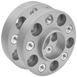 Cales SCC double boulonnage renforcé 20mm (paire) - Anodisé - 4x98 (58,1)