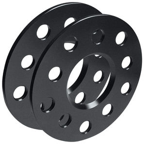 Cales SCC 5mm (paire) - Anodisé Noir - 4x100 (56,6)