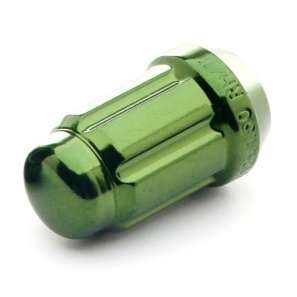 Écrous de roue Forgés conique fermé RACING JN2 M12x1,5 H.35mm - Vert - lot de 20 + 1 adaptateur - Japan Racing