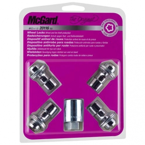 Ecrous antivols de roue - SU - portée plate M12x1,5 Haut. 42,2mm - jeu de 4 - McGard 20116SU