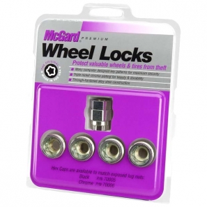 Ecrous antivols de roue - SU - conique M14x1,5 Haut. 22,7mm - jeu de 5 - McGard 24519SU