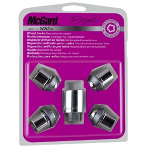 Ecrous antivols de roue - SU - conique M12x1,5 Haut. 32.5mm - jeu de 4 - McGard 24212SU