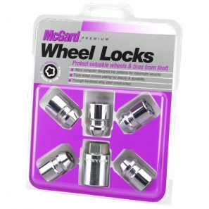 Ecrous antivols de roue - SU - conique M12x1,25 Haut. 32,5mm - jeu de 5 - McGard 24552SU