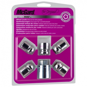 Ecrous antivols de roue - SU - sphérique R12 M12x1,5 Haut. 29,9mm - jeu de 5 - McGard 25002SU