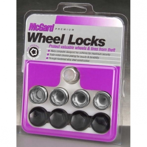 Ecrous antivols de roue - SU - sphérique R14 M14x1,5 Haut. 22,7mm - jeu de 4 - McGard 25167SU