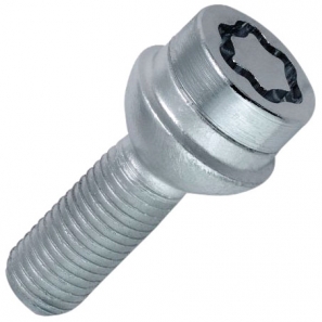 Boulons antivols de roue - SU - sphérique R12 M12x1,5 L.49.5mm - jeu de 4 - McGard 28038SU