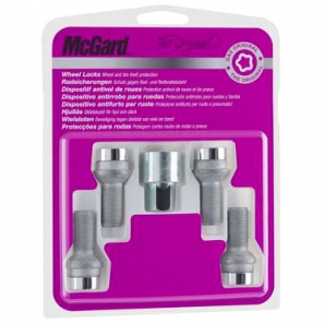Boulons antivols de roue - SU - sphérique R12 M12x1,5 L.49.5mm - jeu de 4 - McGard 28038SU