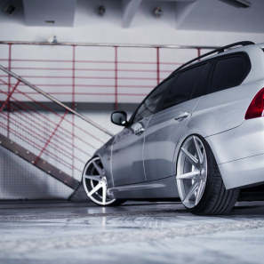 Jante Japan Racing JR-20 Silver Machined Audi S5