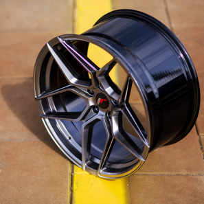 Jante Japan Racing JR-34 Hyper Black 19 pouces 8.5x19" / ET20 / 5x100 à 5x120