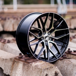 Jante Japan Racing JR-28 Black Machined 19 pouces Mercedes Benz