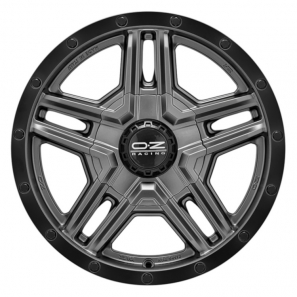 Jante OZ RALLY ADVENTURE Matt Graphite / Black Lip 17 pouces 8.0x17" / ET35 / 5x130
