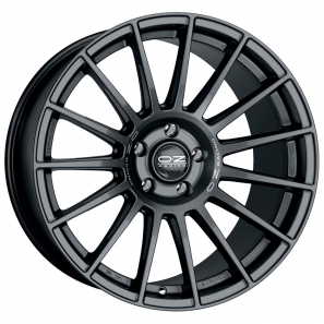 Jante OZ Superturismo Dakar noir mat lettre argent Audi RS6