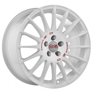 Jante OZ Superturismo WRC Race White Red Lettering