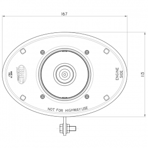 Boite à air carbone OTA étanche universel - BMC - OTA60-65/70L188-B-WP