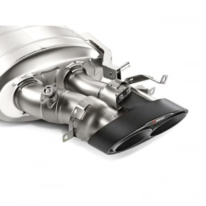 Ligne Akrapovic Evolution Line Titane pour Audi RS6 Avant (C7) (2013 à 2020)- S-AU/TI/3H
