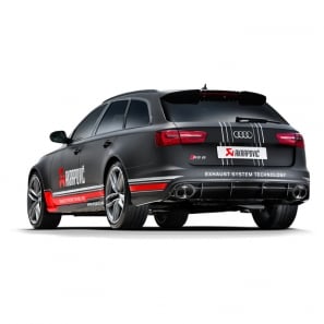Ligne Akrapovic Evolution Line Titane pour Audi RS6 Avant (C7) (2013 à 2020)- S-AU/TI/3H