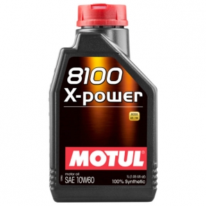 Huile Motul 8100 X-power 10W60  - 1L