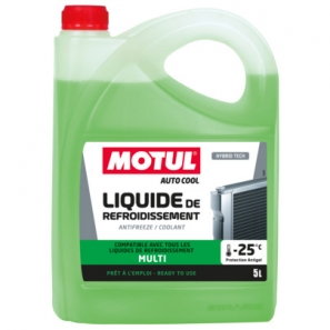 Liquide de refroidissement MULTI -25°C Motul - 5L