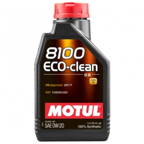 Huile Motul 8100 Eco-clean 0W20 LL-17 FE+ - 1L