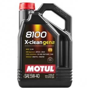 Huile Motul 8100 X-clean gen2 5W40 VW 511 00 - 5L